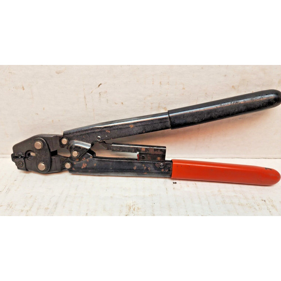 Hard to find Thomas & Betts WT-2130 ratchet Stakon Manual Crimp Tool - Picture 6 of 8